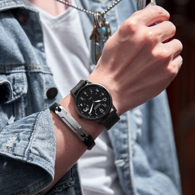 Simple/Analog/Vintage/Men/Leather Watches