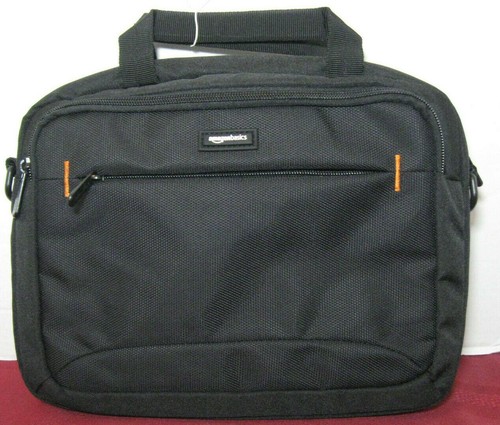 NIP Amazon Basics Small 11.6 Laptop Tablet Bag Carry Case Black Strap 2 Pockets