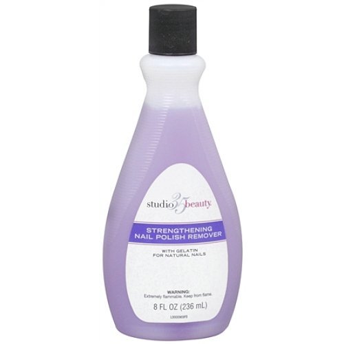 Studio 35 Beauty Salon Formula Strengthening Nail Polish Remover 8 Ounces by Studio 10