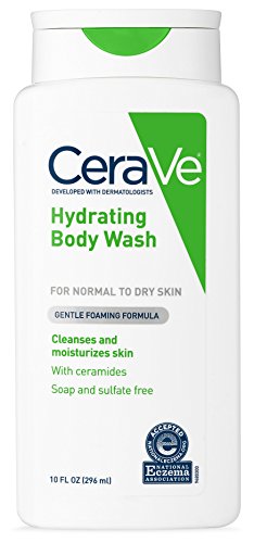 CeraVe Body Wash for Dry Skin | 10 Ounce | Moisturizing Body Wash with Hyaluronic Acid | Sulfate & Fragrance Free