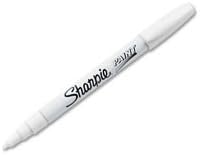 Sharpie Oil-Based Fine Point Paint Markers, 12 White Markers (37315)
