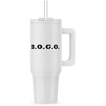 3dRose, Image of Funny Sign Says BOGO, 40oz Tumbler