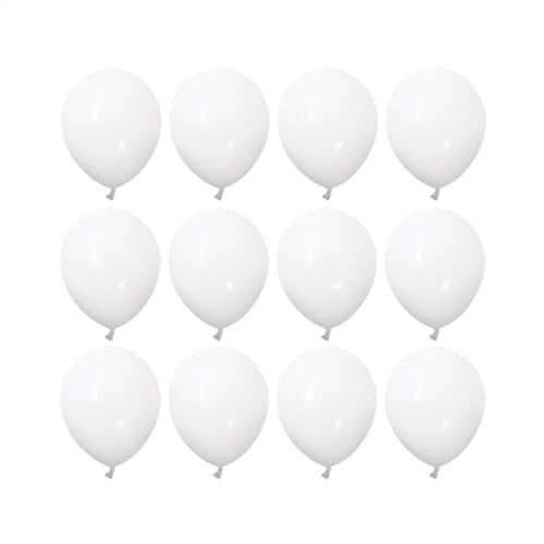 12 inch White Latex Balloons, 60 pcs Thick Balloons for Party Decorations 12inch White