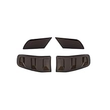 Smoked Black Headlight/Taillight Lamp Cover Trim Kit for Ford Mustang 2010-2014 Exterior Accessories