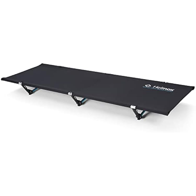 Helinox Cot One Lightweight, Compact, Collapsible, Portable Camping Cot, Regular, Black