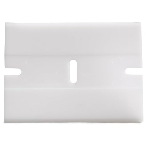 Rvinyl Lidco Rigid Big Blade in White - 3 x 4 - Vinyl Removal Tool for Car Wraps, Windows Tint, Decorative Stickers and Signs - Universal Fitment