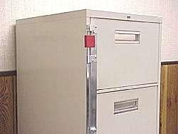 4 Drawer Filing Cabinet Bar Lock