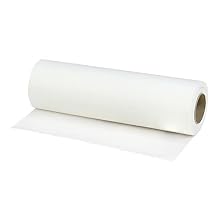 TIDI 980898 Choice Single-Use Chiropractic Headrest Paper Roll, Fluid and Barrier Protection, Absorbent Crepe Paper, White, 8.5" Width, 125' Length, Pack of 25