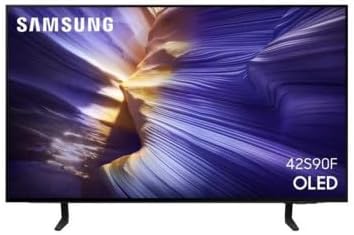 Samsung 42 Inch S90F 4K Smart TV AI OLED TV 2025, Vision AI, NQ4 AI Gen3 Processor, 4K AI Upscaling Pro, HDR10+ Adaptive, Dolby Atmos, Gaming Hub, Knox Security