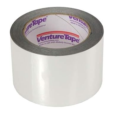 EcoFoil Metalized Insulation Tape 3" x 180' - Aluminum Foil Polypropylene Tape with Acrylic Adhesive to Seal Bubble Foil Insulation and Solid Radiant Barrier - Vapor Barrier