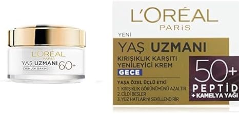 L'Oréal Paris Age Expert 60+ Anti-Wrinkle Nourishing Cream + L'Oréal Paris Age Expert 50+ Anti-Wrinkle Renewing Night Cream
