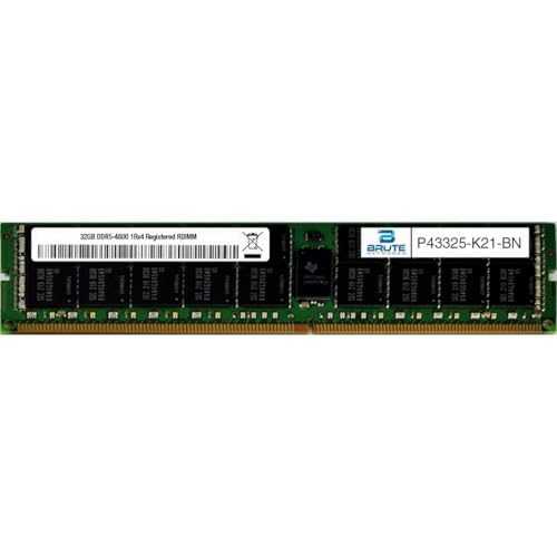 P43325-K21-BN - 32GB PC5-38400 DDR5-4800Mhz 1Rx4 ECC Registered RDIMM(Compatible with OEM PN# P43325-K21)