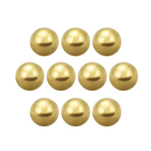uxcell 12-inch Precision Solid Brass Bearing Balls 10pcs