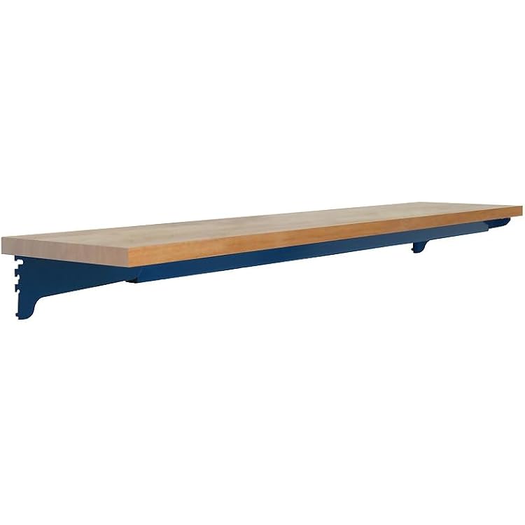 BenchPro Adjustable Height Top Shelf with Oiled Butcherblock 1 Thick Top - 48 Long