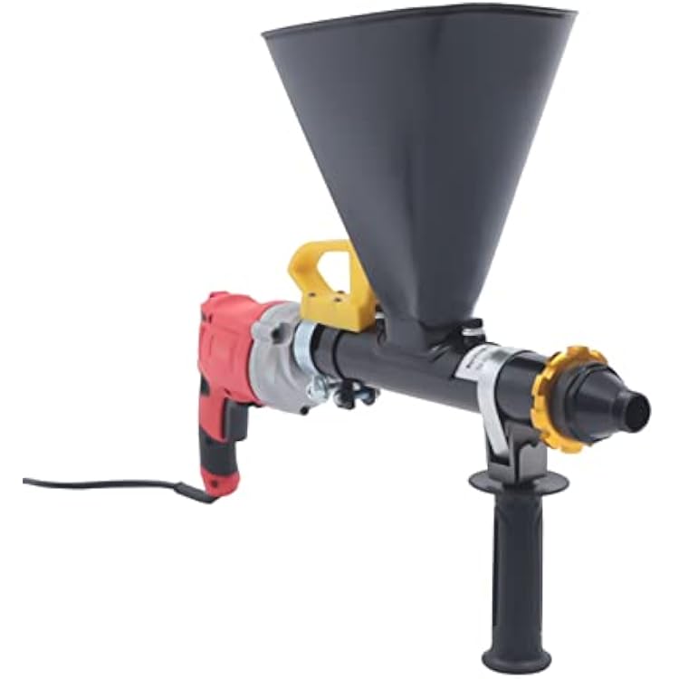 Electric Mortar Grout Gun Kit,Portable Pointing Grouting Caulking Sprayer Tool with 2 Nozzles,Cement Sprayer Applicator Machine for Bricks Walls Floors Home Decorations110V