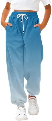 Youth Cotton Gradient Color Joggers Sweatpants Kids Boys Girls Cute Baggy Running Sport 3 Month Old Clothes for Boys