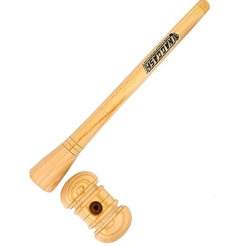 Bat Mallet & Bat Grip Cone 2 in one in ash Wood by naqqash sports