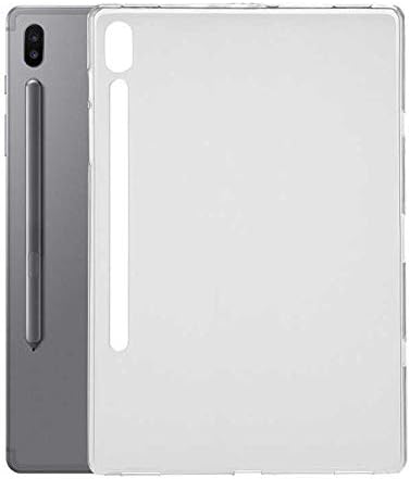Aksesuarcim Samsung Galaxy Tab S6 SM-T860 T865 ile Uyumlu Kılıf Şeffaf Silikon Yumuşak Esnek İnce Tablet Kılıfı Renksiz