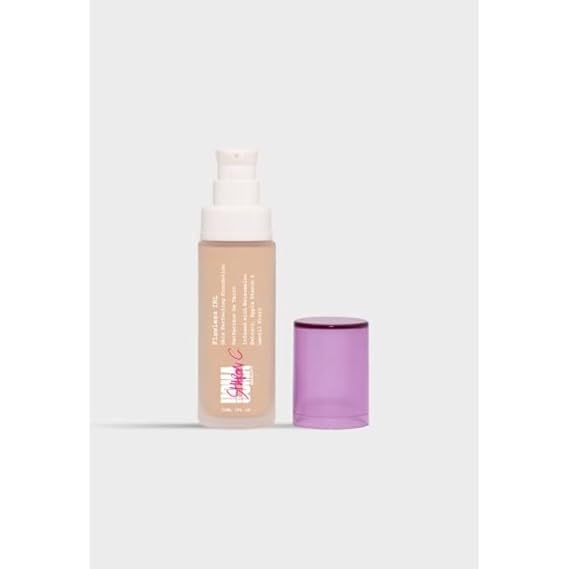 Uoma By Sharon C, Flawless IRL Skin Perfecting Foundation (White Pearl T3)