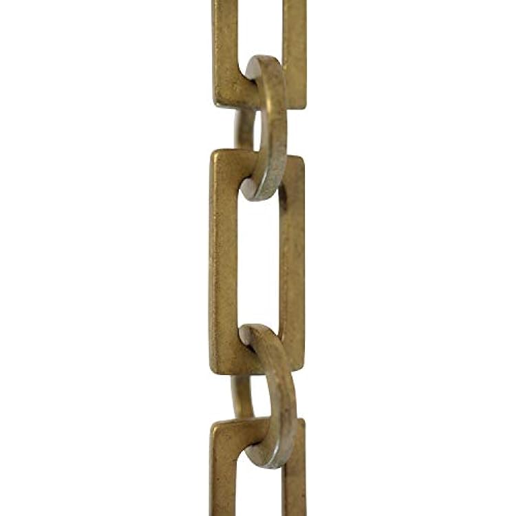 RCH Hardware CH-11-AB Brass Chandelier Chain, Antique Brass 1 Foot