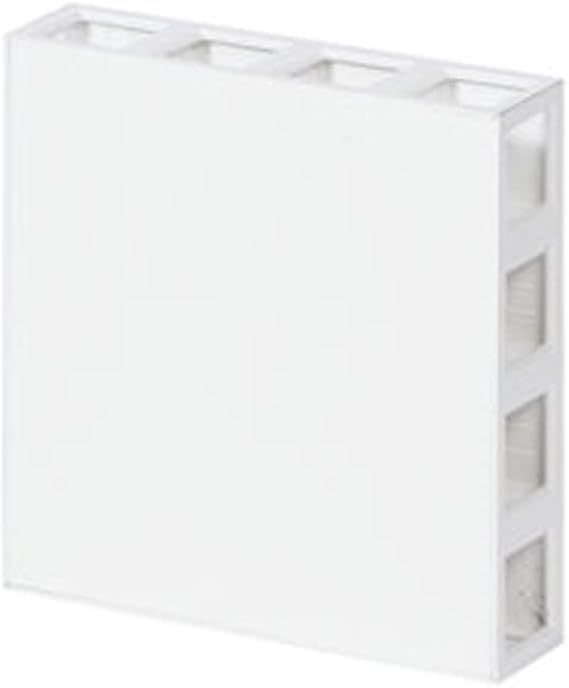 EverPanel Individual Interlocking Wall Panels | Toolless Assembly | Temporary Room Separator | Unique Modular Wall System | 1' x 1' Panel - White