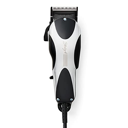 Wahl Professional Sterling 4 Clipper, Lightweight Full-Size Corded Design, Adjustable Blade, WetDry Hair Cutting