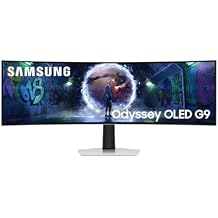 Samsung 49 Inch Odyssey OLED G9 G93SD, DQHD (5120 x 1440), Gaming Monitor, PC Screen, 240 Hz, OLED Glare Free, 0.03 ms Response Time, Gaming Hub, LS49DG934SUXEN