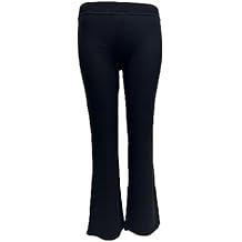 ZUYPSK Boys Jazz Latin Pants Classic Stretchy Loose Boot Cut Long Length Flared Trousers Dancewear