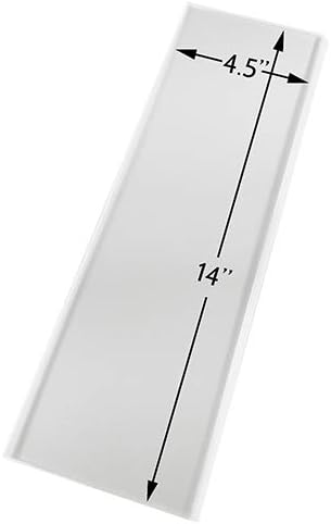 CakeSafe 14 Inch OG Acrylic Icing Scraper with Angled Edge