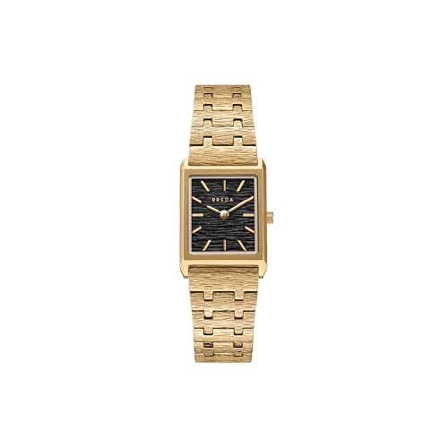 Breda Virgil Revival Gold and Metal Bracelet Watch, 20MM