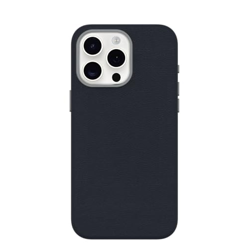 OtterBox iPhone 15 Pro Max Symmetry Series Cactus Leather for MagSafe - Riverside Blue
