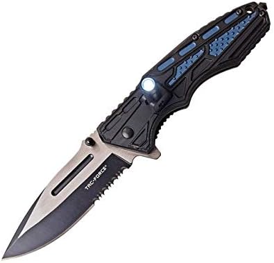 Tac Force Linerlock Assisted Opening Blue