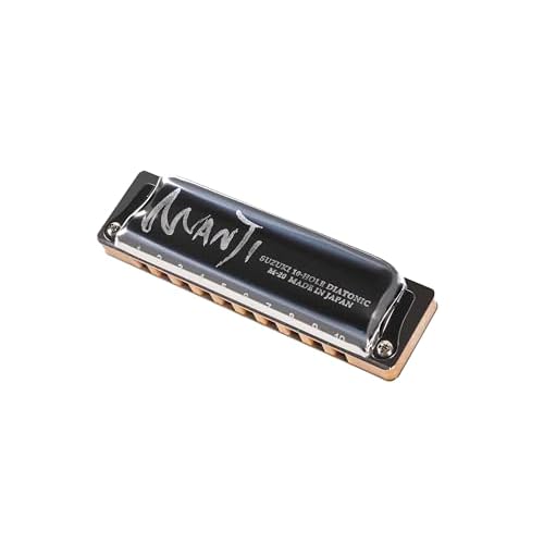 Suzuki M-20C-A Manji 10-Hole Diatonic Harmonica, Country Tuning, Key of A