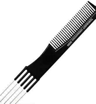 4-Pin Teasing Comb Professional Backcombing & Volume Lifting Comb for Hair Styling Anti-Static & Heat-Resistant