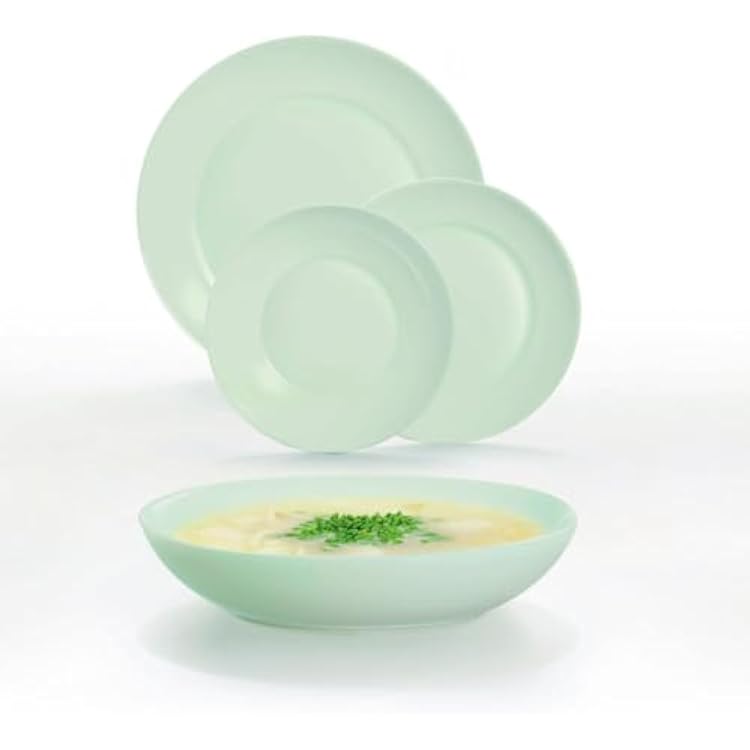 Luminarc Apy Paradise Green Opal Tableware Microwave Safe Refrigerator Stackable
