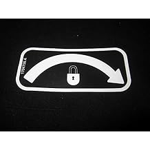 JLG OEM Part, 1704726, Decal, Lock Latch