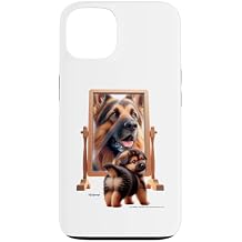 iPhone 13 Lococo German Shepherd Mirror Furry Fun By P.D.Moreno Case