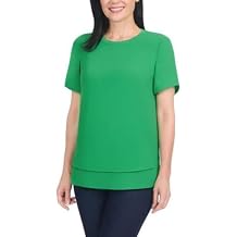 Two-Layer Green T-Shirt by Hilary Radley