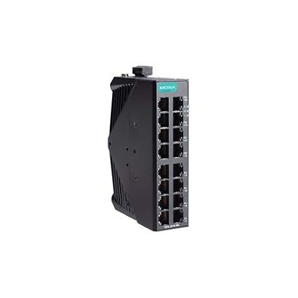 EDS-2016-ML Unmanaged Ethernet Switch with 16 10/100BaseT(X) Ports, and -10 to 60C Operating Temperature