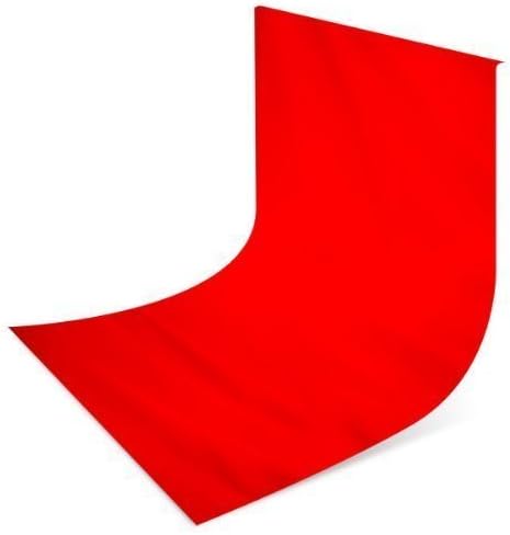 ePhotoInc 5 x 7 FT Solid RED Photography Studio Video Background Backdrop 57RED