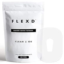 Flexd - G6 Adhesive Patches Waterproof for Dexcom G6 Adhesive Patches Durable G6 Overpatch CGM Adhesive Patches (35 Pcs) Clear Transparent