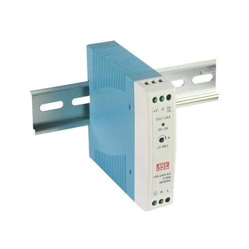 Teltonika PR3PDNP0 DIN Rail Power Supply; for use with RUT200, RUT241, RUT240, TCR100, RUT950, RUT951, RUT956, RUT955, RUTX09, RUTX11, RUTX14, RUTX12, RUTXR1, RUT360, and Most Teltonika Routers