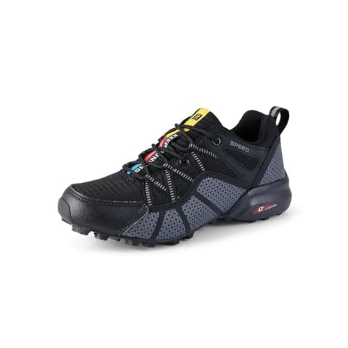 Hike Trail Running Balance Shoes for Men, Orthopedic Pain-Relieving Footwear Ortho Shoes Outdoor Breathable Non-Slip Lightweight Hiking Walking Sneakers