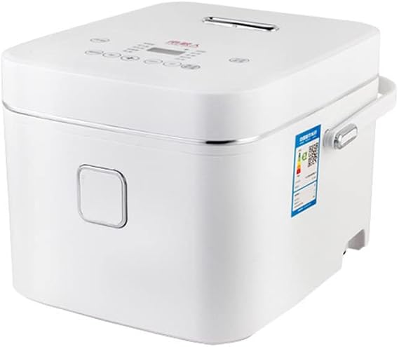 Home 3L Multifunctional Rice Cooker - 550W Touch Panel Pressure Cooker Smart Cookware,White
