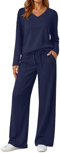 AUTOMET Sweatsuits Women 2 Piece Outfit Fashion Travel Lounge Sets With Wide Leg Pants Airport Track Suits Fall Clothes 2026
