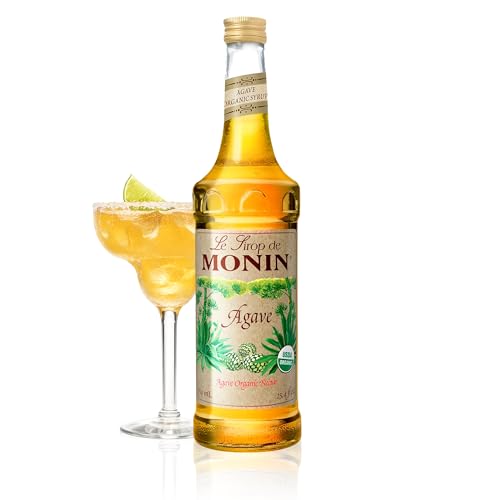 Monin - Organic Agave Syrup, Sweet  Flavor, Great for Any Beverage, Gluten-Free, Non-GMO 750 ml