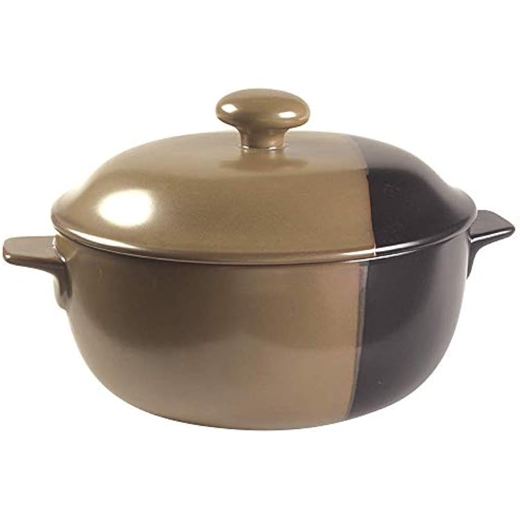 Sango Gold Dust Black 2-12-Quart Covered Casserole