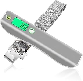 Luggage Scale,Portable Scale with Tape Measure, 110lb/50kg Digital Luggage Scale for Traveler Suitcase Handheld Weight Scale
