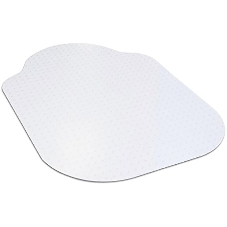 Evolve 33 x 44 Clear Office Chair Mat with Rounded Corners for Low Pile Carpets, Made in The USA, C5B5003G