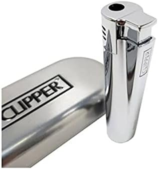 Clipper Metal Turbo Jet Çakmak Gümüş